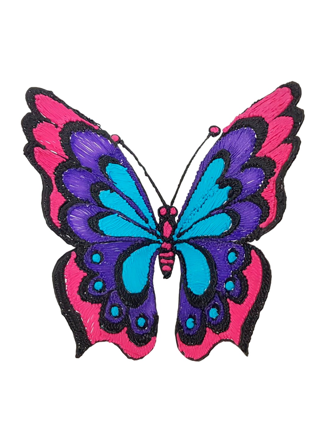 Трафарет 3D Бабочки