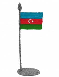 Flag of Azerbaijan (Free Template For a 3D Pen)