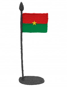 Flag of Burkina Faso (Free Template For a 3D Pen)