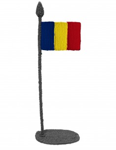 Flag of Romania (Free Template For a 3D Pen)