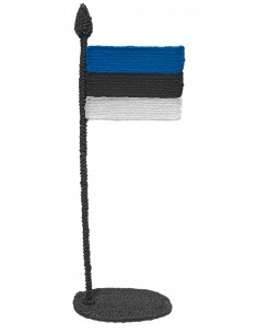 Flag of Estonia (Free Template For a 3D Pen)