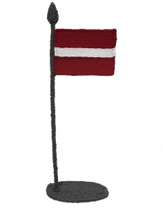 Flag of Latvia (Free Template For a 3D Pen)