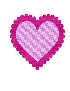 Heart photo frame by 3D pen. Happy Valentine's Day!