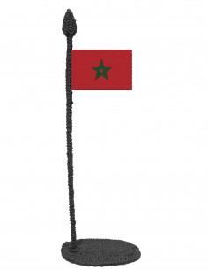 Flag of Morocco (Free Template For a 3D Pen)