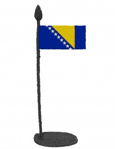 Flag of Bosnia and Herzegovina (Free Template For a 3D Pen)
