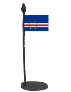 Flag of Cape Verde (Free Template For a 3D Pen)