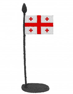 Flag of Georgia (Free Template For a 3D Pen)