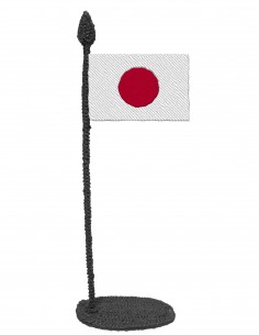 Flag of Japan (Free Template For a 3D Pen)