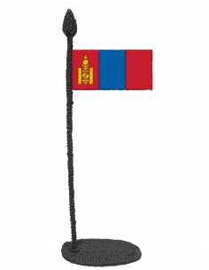 Flag of Mongolia (Free Template For a 3D Pen)