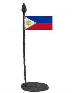 Flag of Philippines (Free Template For a 3D Pen)