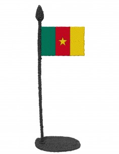 Flag of Cameroon (Free Template For a 3D Pen)