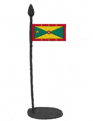 Флаг Гренады (Трафарет для 3D-ручки)
