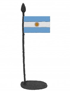 Flag of Argentina (Free Template For a 3D Pen)