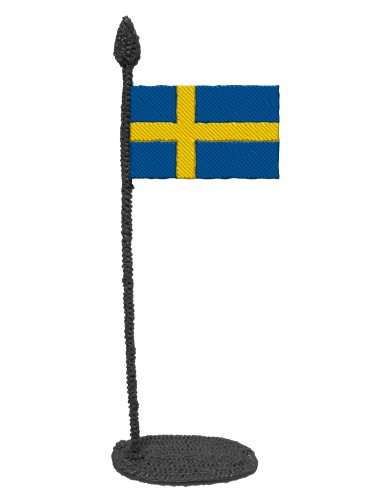 Flag of Sweden (Free Template For a 3D Pen)