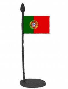Flag of Portugal (Free Template For a 3D Pen)