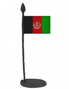 Flag of Afghanistan (Free Template For a 3D Pen)