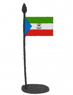 Flag of Equatorial Guinea (Free Template For a 3D Pen)