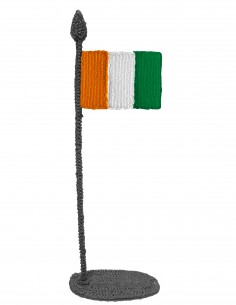 Flag of Cote Divoire (Free Template For a 3D Pen)