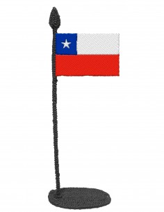 Flag of Chile (Free Template For a 3D Pen)