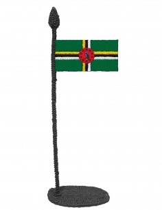 Flag of Dominica (Free Template For a 3D Pen)