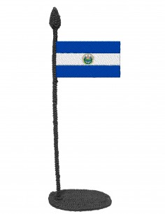 Flag of El Salvador (Free Template For a 3D Pen)