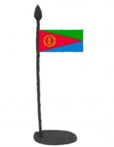 Flag of Eritrea (Free Template For a 3D Pen)