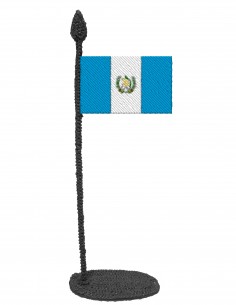 Flag of Guatemala (Free Template For a 3D Pen)