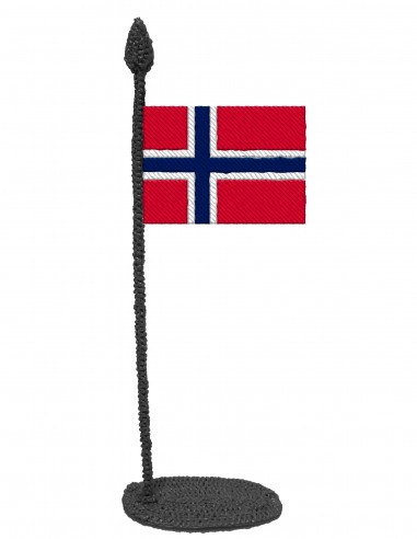 Flag of Norway (Free Template For a 3D Pen)