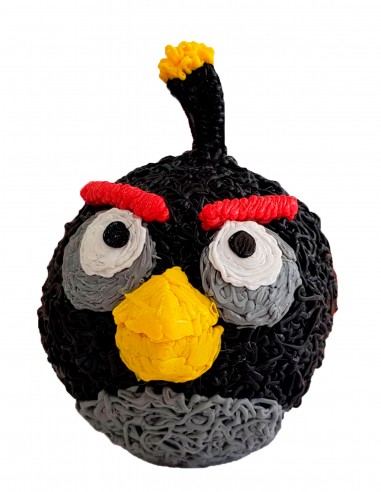 Бомб из Angry Birds (трафарет для 3D-ручки)