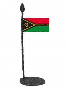 Flag of Vanuatu (Free Template For a 3D Pen)