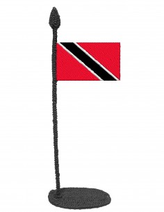 Flag of Trinidad And Tobago (Free Template For a 3D Pen)