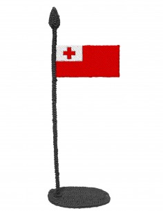 Flag of Tonga (Free Template For a 3D Pen)