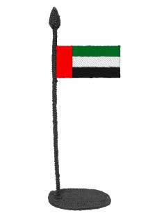 Flag of The United Arab Emirates (Free Template For a 3D Pen)