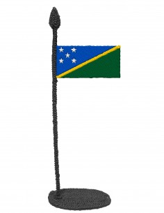 Flag of The Solomon Islands (Free Template For a 3D Pen)