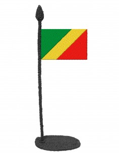 Flag of Congo (Free Template For a 3D Pen)