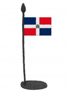 Flag of The Dominican Republic (Free Template For a 3D Pen)