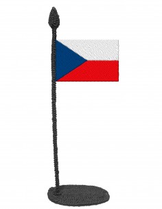 Flag of Czechia (Free Template For a 3D Pen)