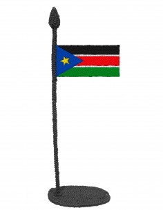 Флаг Южного Судана (Трафарет для 3D-ручки)