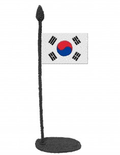 Flag of South Korea (Free Template For a 3D Pen)