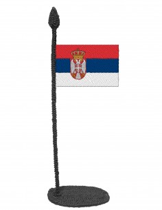 Флаг Сербии (Трафарет для 3D-ручки)