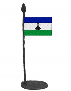 Flag of Lesotho (Free Template For a 3D Pen)
