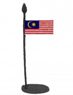 Flag of Malaysia (Free Template For a 3D Pen)