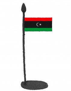 Flag of Libya (Free Template For a 3D Pen)