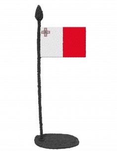 Флаг Мальты (Трафарет для 3D-ручки)