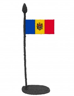 Флаг Молдовы (Трафарет для 3D-ручки)