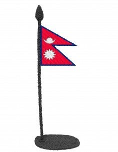 Флаг Непала (Трафарет для 3D-ручки)