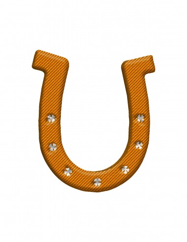 Lucky Horseshoe (Free Template For a 3D Pen)