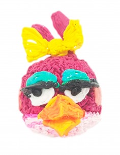 Девочка Ред из Angry Birds (трафарет для 3D-ручки)