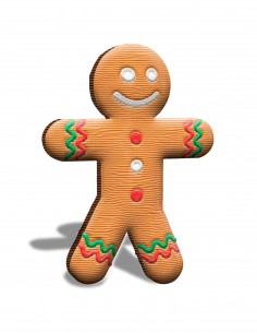Gigngerbread (Free Template For a 3D Pen)