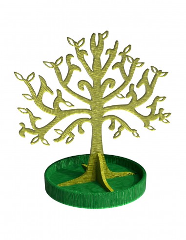 Дерево для драгоценностей (трафарет для 3D-ручки)